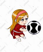 Kartun Sepak Bola Wanita